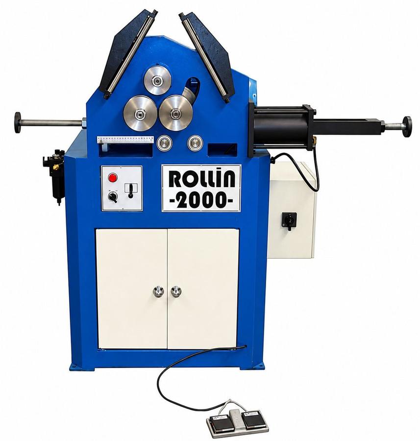Roladora Rollin 2000 — 3 Rodillos Motrices — JSS Maquinaria Industrial